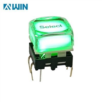 Broadcast Style Upplyst taktknappsbrytare